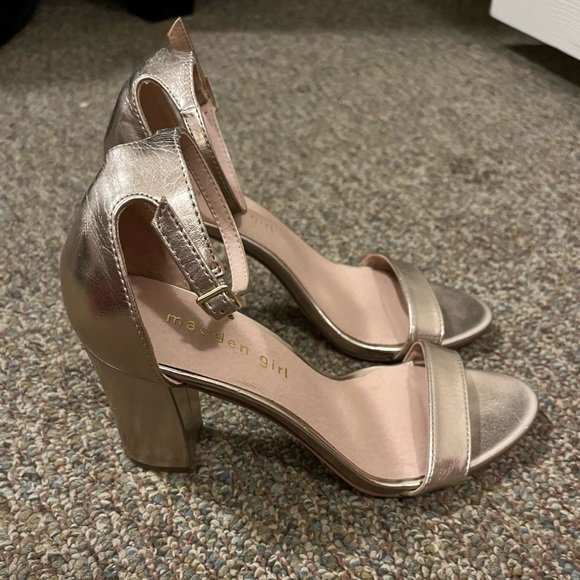 Rose Gold Madden Girl Heel - Picture 2 of 3